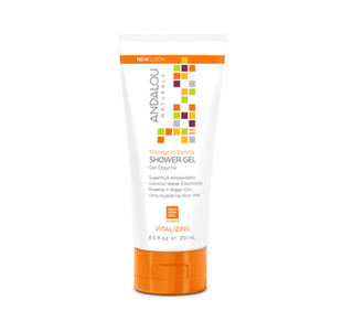 Andalou Naturals - Mandarin Vanilla Vitalizing Shower Gel 251mL - CAFORIA.CA