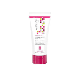 Andalou Naturals - Sensitive 1000 Roses Soothing Shower Gel 251ml - CAFORIA.CA