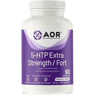 AOR 5 - HTP Extra Strength 100mg 90 Capsules - CAFORIA.CA