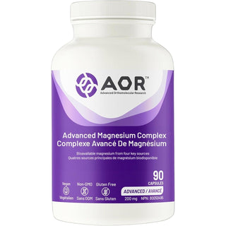 AOR Advanced Magnesium Complex 200mg 90 Capsules - CAFORIA.CA