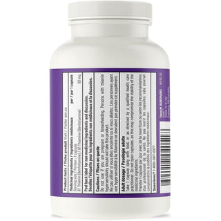 AOR Benfotiamine 80mg 120 Capsules - CAFORIA.CA