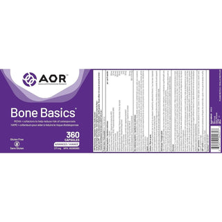 AOR Bone Basics 271mg 360 Capsules - CAFORIA.CA