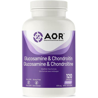 AOR Glucosamine & chondroitin 675mg 120 capsules - CAFORIA.CA