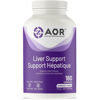 AOR Liver Support 517mg 180 Capsules - CAFORIA.CA