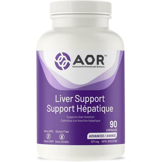 AOR Liver Support 517mg 90 Capsules - CAFORIA.CA