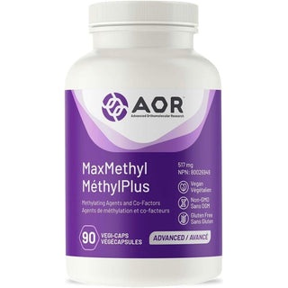 AOR MaxMethyl 517mg 90 Capsules - CAFORIA.CA