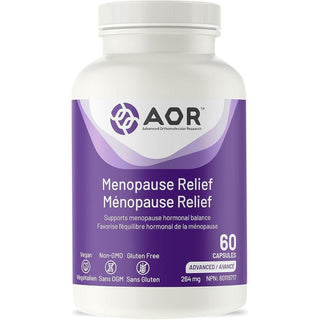 AOR Menopause Relief 264mg 60 Capsules - CAFORIA.CA