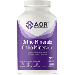 AOR Ortho Minerals 266mg 210 Capsules - CAFORIA.CA