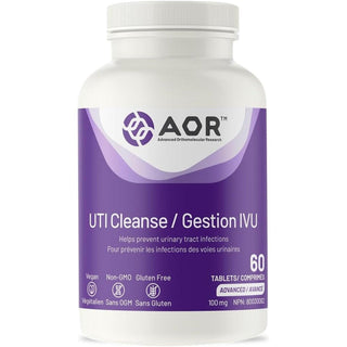 AOR UTI Cleanse 100mg 60 Tablets - CAFORIA.CA