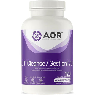 AOR UTI Cleanse 120 Tablets - CAFORIA.CA