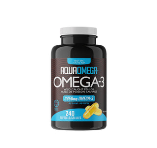 AquaOmega High EPA Omega - 3 240 Softgels - CAFORIA.CA