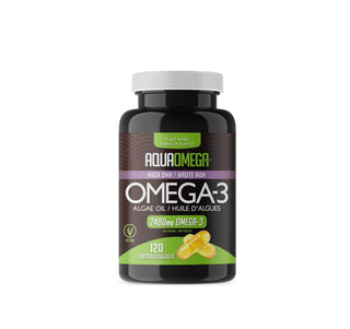 AquaOmega Vegan Omega - 3 120 Softgels - CAFORIA.CA