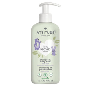 Attitude Baby Leaves Shampoo & Body Wash - Sweet Apple 473ml - CAFORIA.CA