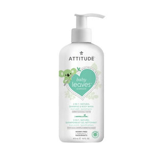 Attitude Baby Leaves Shampoo & Body Wash - Sweet Apple 473ml - CAFORIA.CA