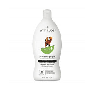 Attitude Dishwashing Liquid - unscented 700ml - CAFORIA.CA