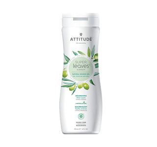 Attitude Super Leaves Nourishing Shower Gel - Olive Leaves 473ml - CAFORIA.CA