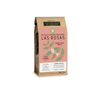 Balzac's Coffee Roasters - Las Rosas Amber Roast Whole Bean Coffee 340g