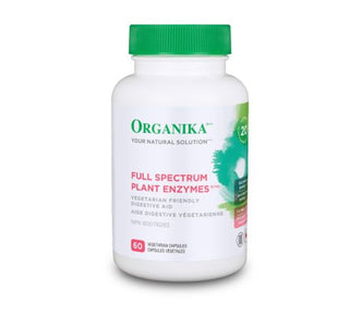 Organika Full Spectrum Plant Enzymes 500mg 60 vegi caps