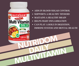 Nutridom Multi Vitamin Daily 120 Tablets - 3 PACK