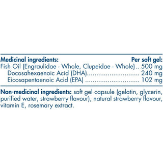 Nordic Naturals DHA 90 소프트 젤(딸기)