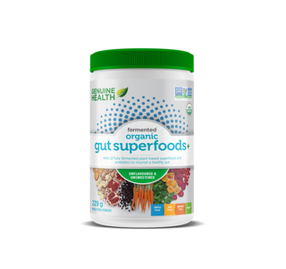 Genuine Health Fermented Organic Gut Superfoods Unsweetened & Unflavoured 229g