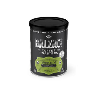 Balzac's Coffee Roasters - Farmers' Blend Marble Roast Fairtrade Organic Ground Coffee 300g - CAFORIA.CA