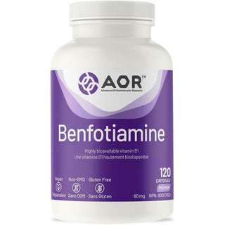 AOR Benfotiamine 80mg 120 Capsules