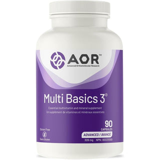 AOR Multi Basics 3 309mg 90 Capsules (Multivitamin)