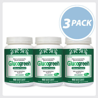 Glucogreen Glucose Control 500mg 60 Vcaps - 3Pack