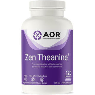 AOR Zen Theanine 225mg 120 Capsules : Expiry Date 2026-12-01