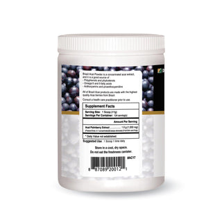 Brazil Acai 7, Acai Berry Concentrate 4x, Powder, 4.37 oz (124 g) - CAFORIA.CA