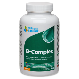 Platinum Naturals B-Complex 60粒软胶囊：有效期至2026年4月1日