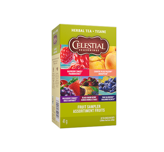 Celestial Seasoning Herbal Tea - Fruit Sampler 41g (20 Tea Bags)