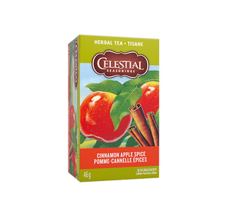 Celestial Seasoning Herbal Tea - Cinnamon Apple Spice 46g (20 Tea Bags) - CAFORIA.CA