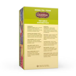 Celestial Seasoning Herbal Tea - Fruit Sampler 41g (20 Tea Bags) - CAFORIA.CA