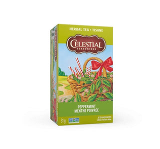 Celestial Seasoning Herbal Tea - Peppermint 31g (20 Tea Bags) - CAFORIA.CA