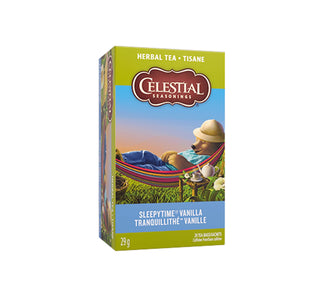 Celestial Seasoning Herbal Tea - Sleep time Vanilla 29g (20 Tea Bags) - CAFORIA.CA