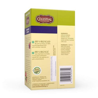 Celestial Seasoning Herbal Tea - Wild Berry Zinger 47g (20 Tea Bags) - CAFORIA.CA