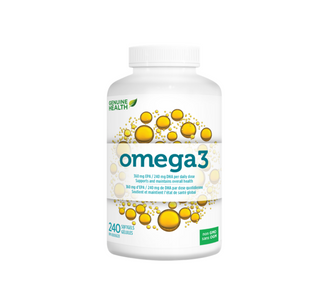 Genuine Health Omega3 240 Softgels