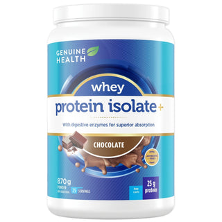 Genuine Health 乳清蛋白 + 巧克力粉 840g