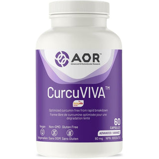 AOR CurcuVIVA (Curcumin) 80mg 60 Capsules