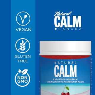 Natural Calm Magnesium Citrate Powder - Cherry Flavour 226g