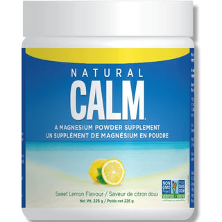 Natural Calm Magnesium Citrate Powder - Sweet Lemon 226g