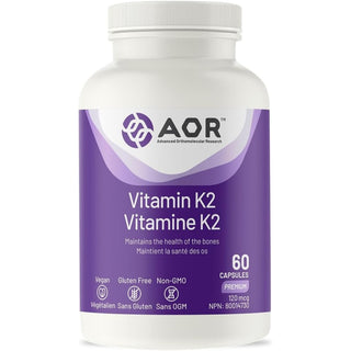 AOR Vitamin K2 120mcg 60 Capsules