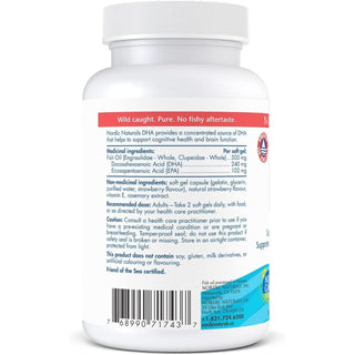 Nordic Naturals DHA 90 소프트 젤(딸기)