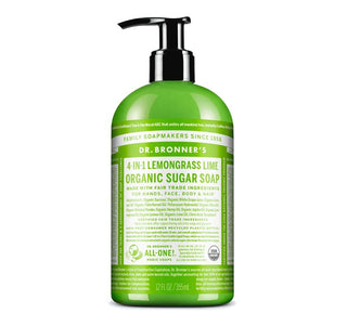 Dr. Bronner's Organic Sugar Soaps Lemon grass 355ml - CAFORIA.CA