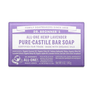 Dr. Bronner's Pure Castile Bar Soap lavender - CAFORIA.CA