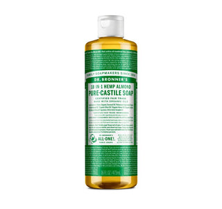 Dr. Bronner's Pure Castile Liquid Soap Almond 473ml - CAFORIA.CA