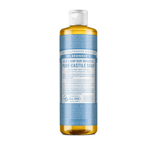 Dr. Bronner's Pure Castile Liquid Soap Baby unscented 473ml - CAFORIA.CA