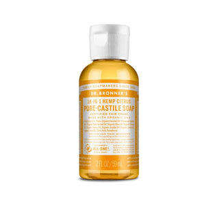 Dr. Bronner's Pure Castile Liquid Soap Citrus 59ml - CAFORIA.CA